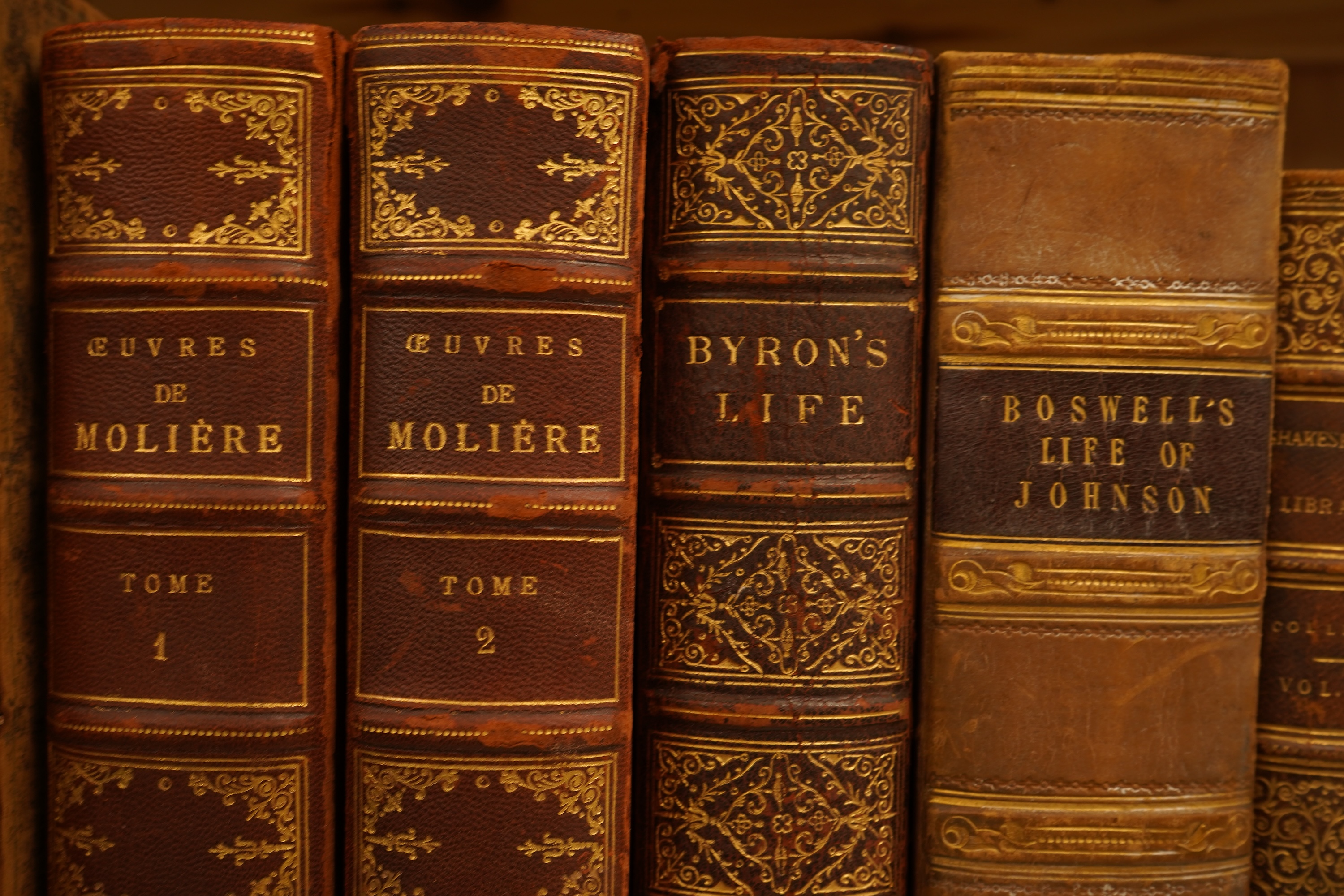 Collections Relating to the History of Mary Queen of Scotland ... vols.I-III only (ex.4); contemp. gilt ruled calf, 4to. Edinburgh, 1727; Boswell, James - Life of Johnson: including the Tour to the Hebrides. new edition,